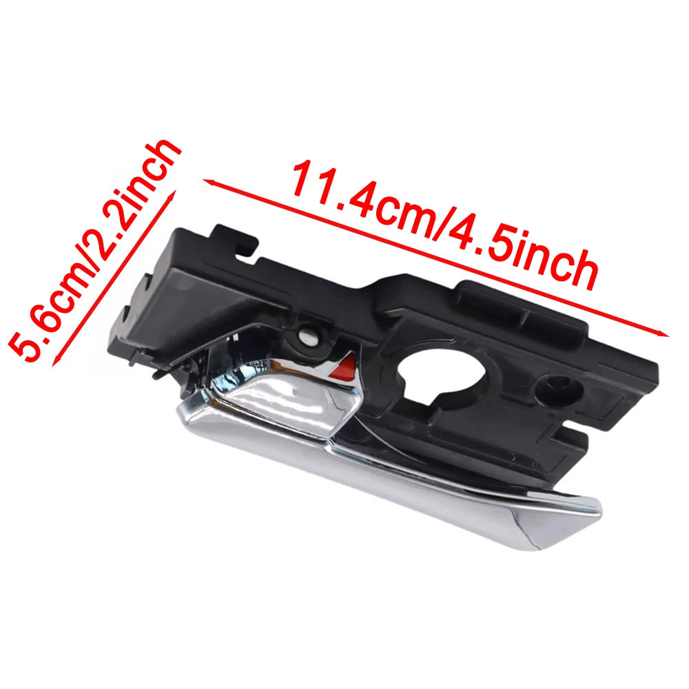 Front/Rear Car Interior Door Handles Left&Right Chrome For Hyundai Accent 2012 2013 2014 2015 2016 2017 83610-1R000 83620-1R000