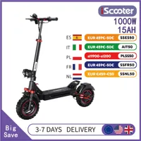 iScooter iX5S Electric Scooter 48V 15Ah Battery 1000W Motor 11 Inch Tires 45km/h Speed 65KM Max Range Off Road E-Scooter