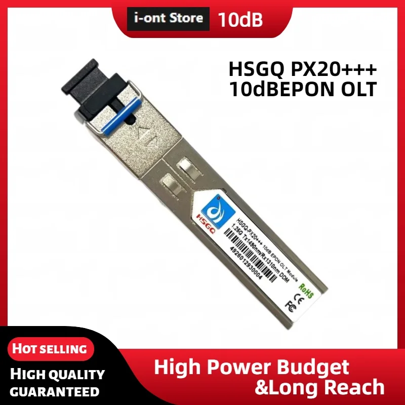 

10G EPON OLT SFP модуль PX20+++ 1.25G Tx1490nm/Rx1310nm DDM SC/APC 20км оптоволоконный трансивер для обслуживания телекоммуникационных сетей FTTH