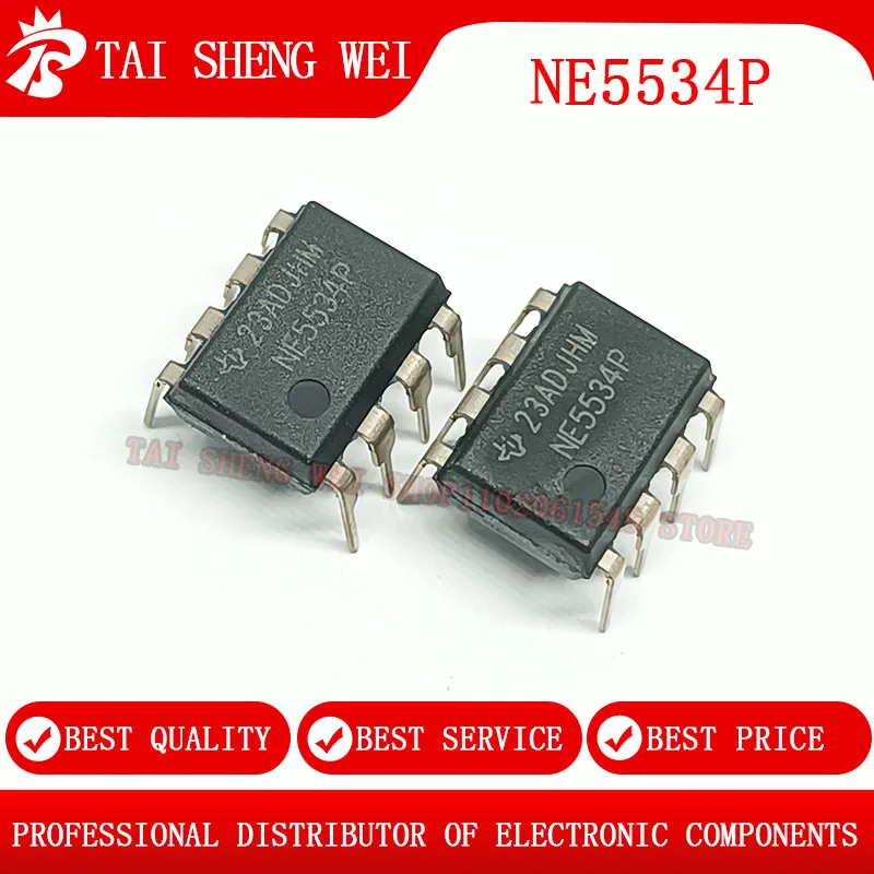 5PCS NE5534P DIP-8 NE5534 DIP8 5534P 5534 DIP new original IC