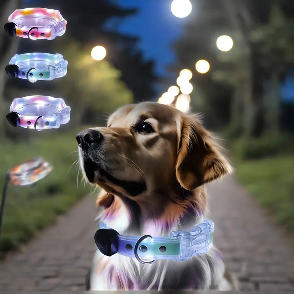 Colar Ajustável com Luz LED