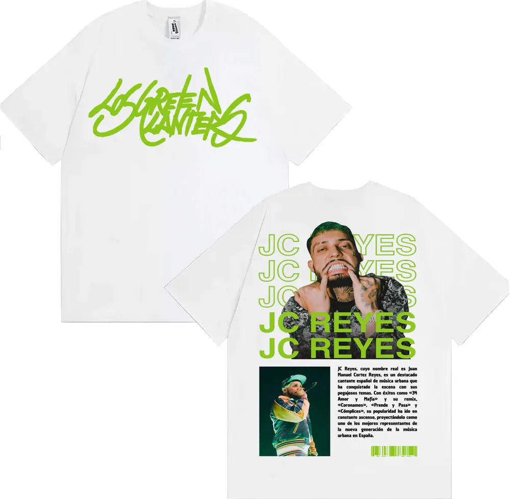 Rapper Jc Reyes Album Tour 2025 Graphic T Shirts Men Women Fashion Hip Hop Retro T Shirt Fashion Casual Cotton Oversized T-shirt #4