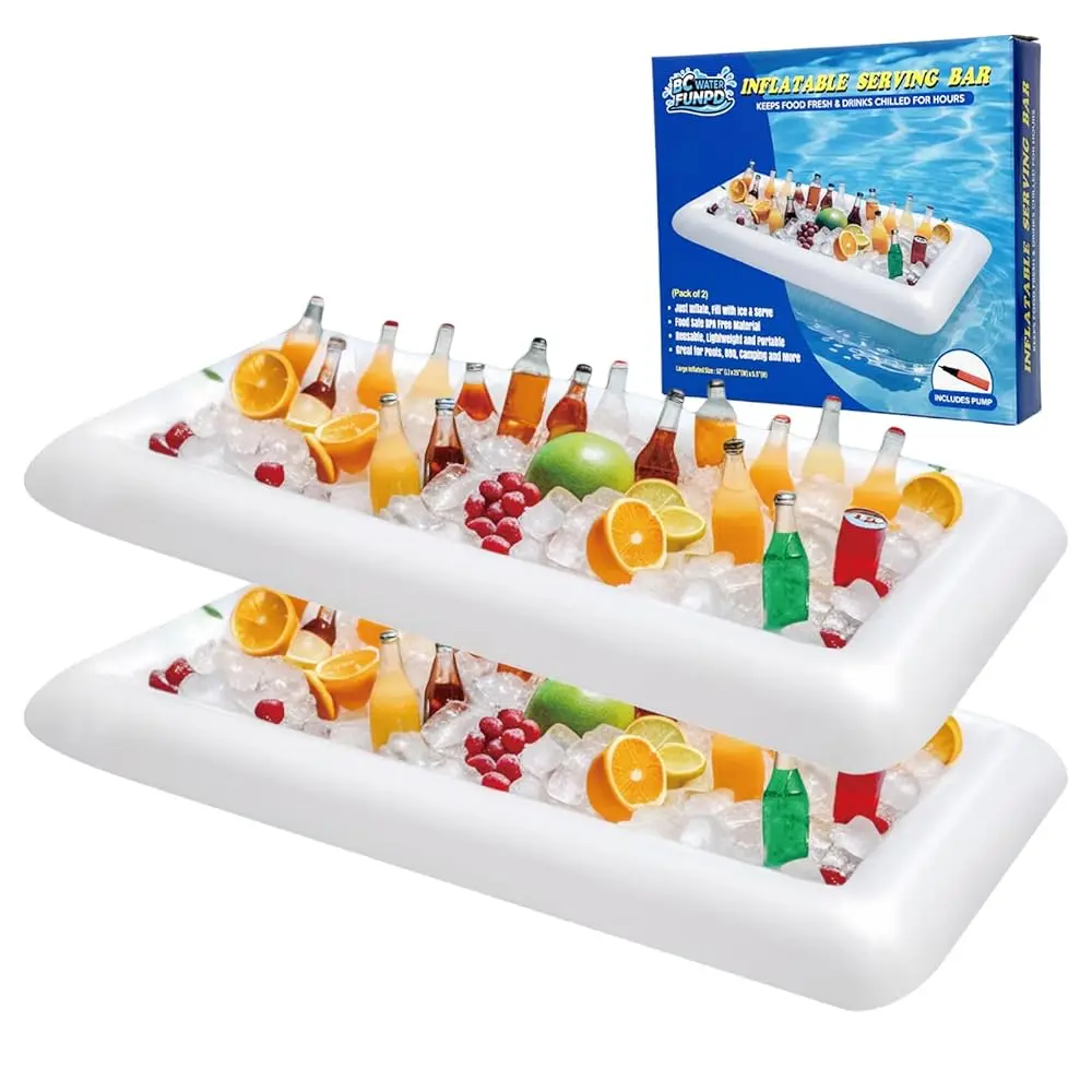 

Inflatable Cooler Table Inflatable Serving Bars 2 Pa Inflatable Pool Bar Ice Buffet Pool Cooler Party Cooler Keep Food Drinks