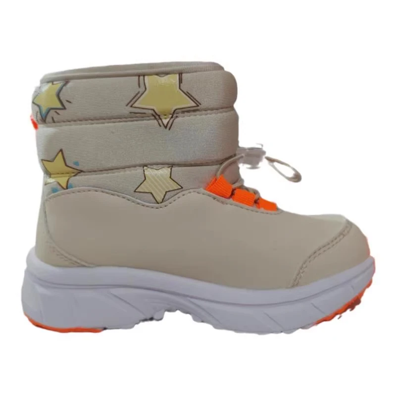 Children's new winter unicorn light-up casual shoes, warm cotton shoes, snow boots