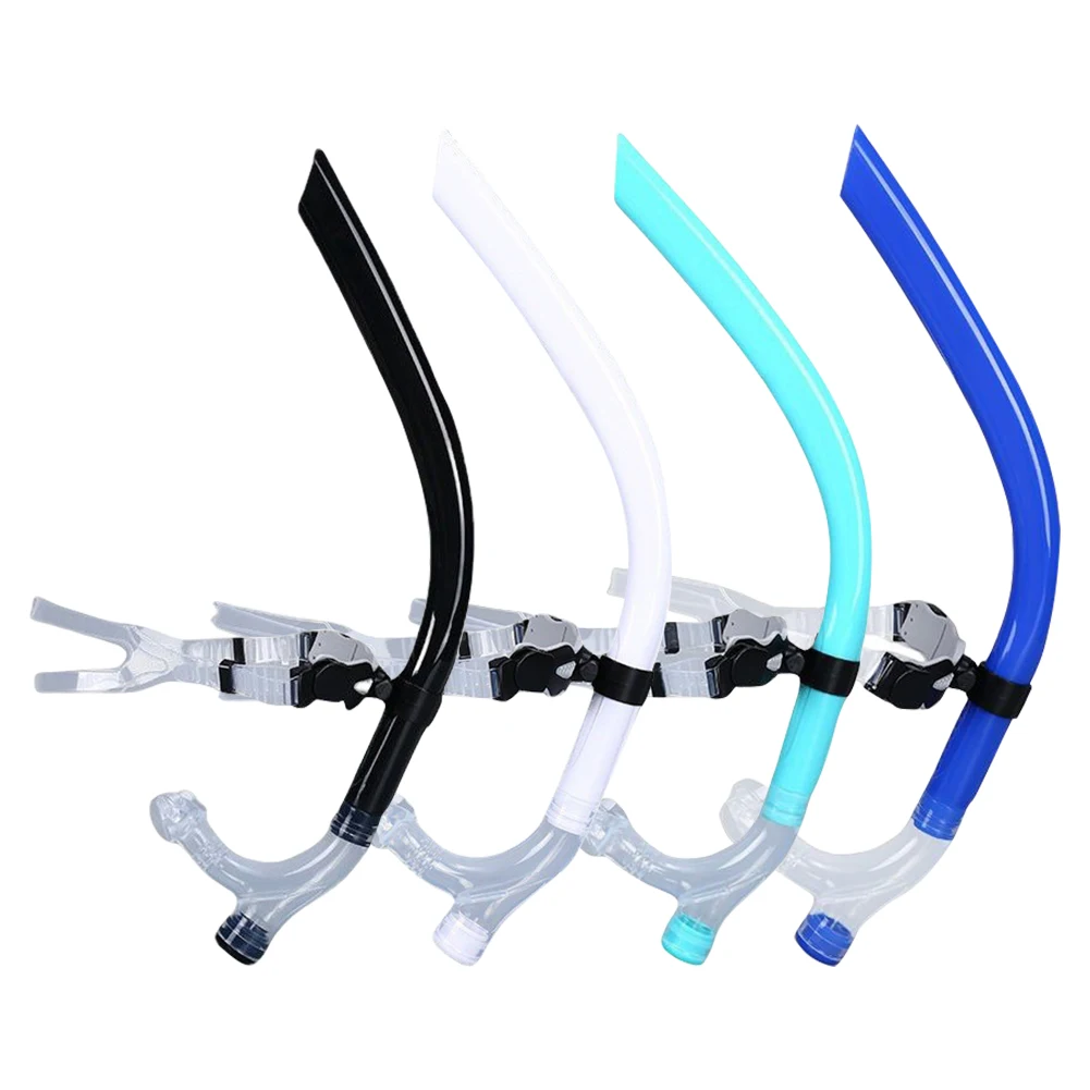 Swimming Front-Breathing Tube Comfortable Snorkel Diving Tube Front Head Snorkel for Snorkeling Scuba Diving Freediving Swimming