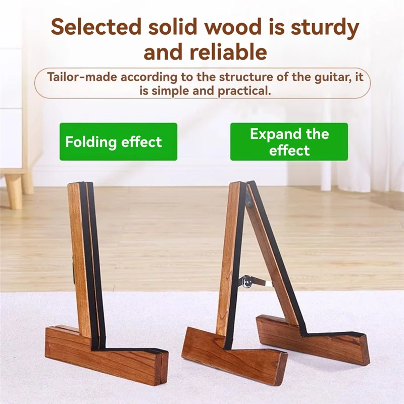 

B48B-подставка для электрической бас-гитары, складной портативный держатель для акустических классических гитар