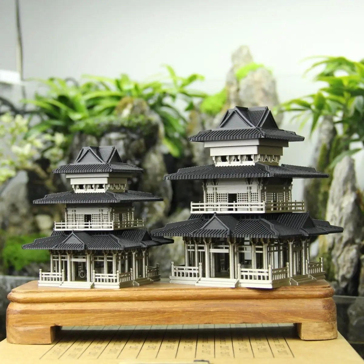 DSA Guanshan Building Micro-landscape landscape landscape sand table rockery water and land tank landscaping decoration retro