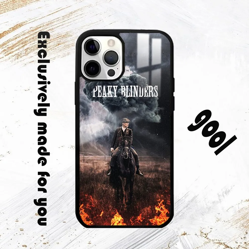 Movie Peaky Blinders Phone Case For iPhone 16 15 14 13 12 11 Pro Max Plus Mini PC Fashion mirror phone case