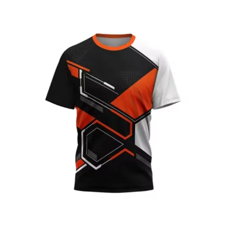 

Мужская летняя футболка с геометрическим рисунком, модная красивая спортивная удобная мужская рубашка, лидер продаж 2024