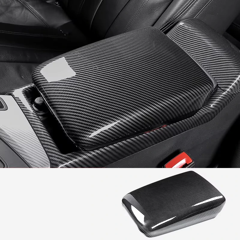 ABS Carbon fiber 4PCS For Audi A4L A5 2017-2024  Modified Interior Door Panel Door Handle Decorative Sticker