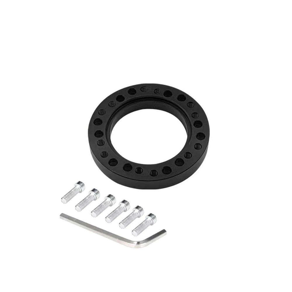 New Steering Wheel HUB 1/2 INCH Spacer Steering Wheel Hub Boss Kit Adapter Spacer 13mm 24Hole Car Steering Wheel Adapter Plate