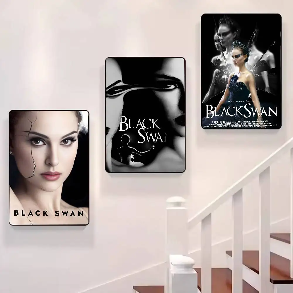 الفيلم B-البجعة السوداء المشارك HD الفن لزجة جدار مقاوم للماء غرفة المعيشة المنزلي غرفة نوم بار الديكور الجمالي #3