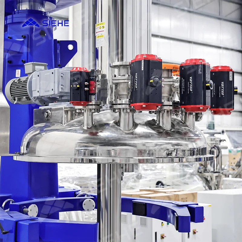 Dispersore ad alta velocità del vuoto dei prodotti chimici della macchina del miscelatore dell'attrezzatura di miscelazione dei liquidi con il raschietto