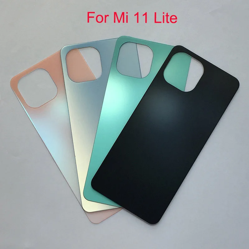 Battery Back Cover For Xiaomi Mi 11 Mi11 Lite 11T Rear Glass 3D Back Housing Door Case For Xiaomi Mi 11 T Lite 5G Pro Back Cover