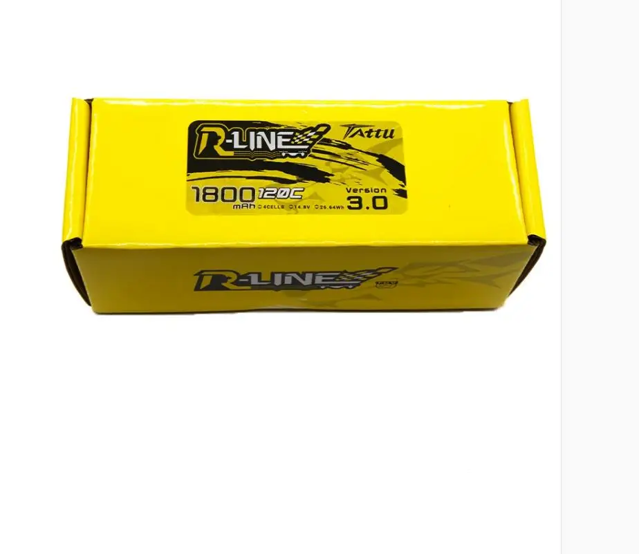 Tattu R-Line Version 3.0 V3 1300/1400/1550/1800/2000mAh 120C 4S  14.8V Lipo Battery XT60 Plug FPV Racing Drone RC Quadcopter