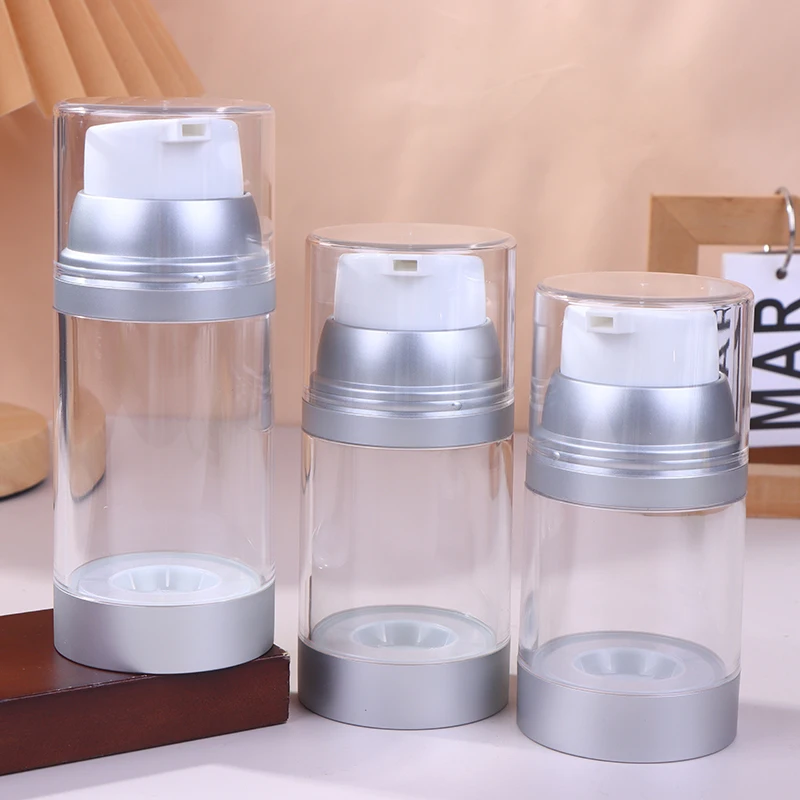 New 100/120/150ML Portable Travel Container Sub-bottle Press-On Empty Airless Pump Jar Refillable Cream Lotion Vacuum Bottle