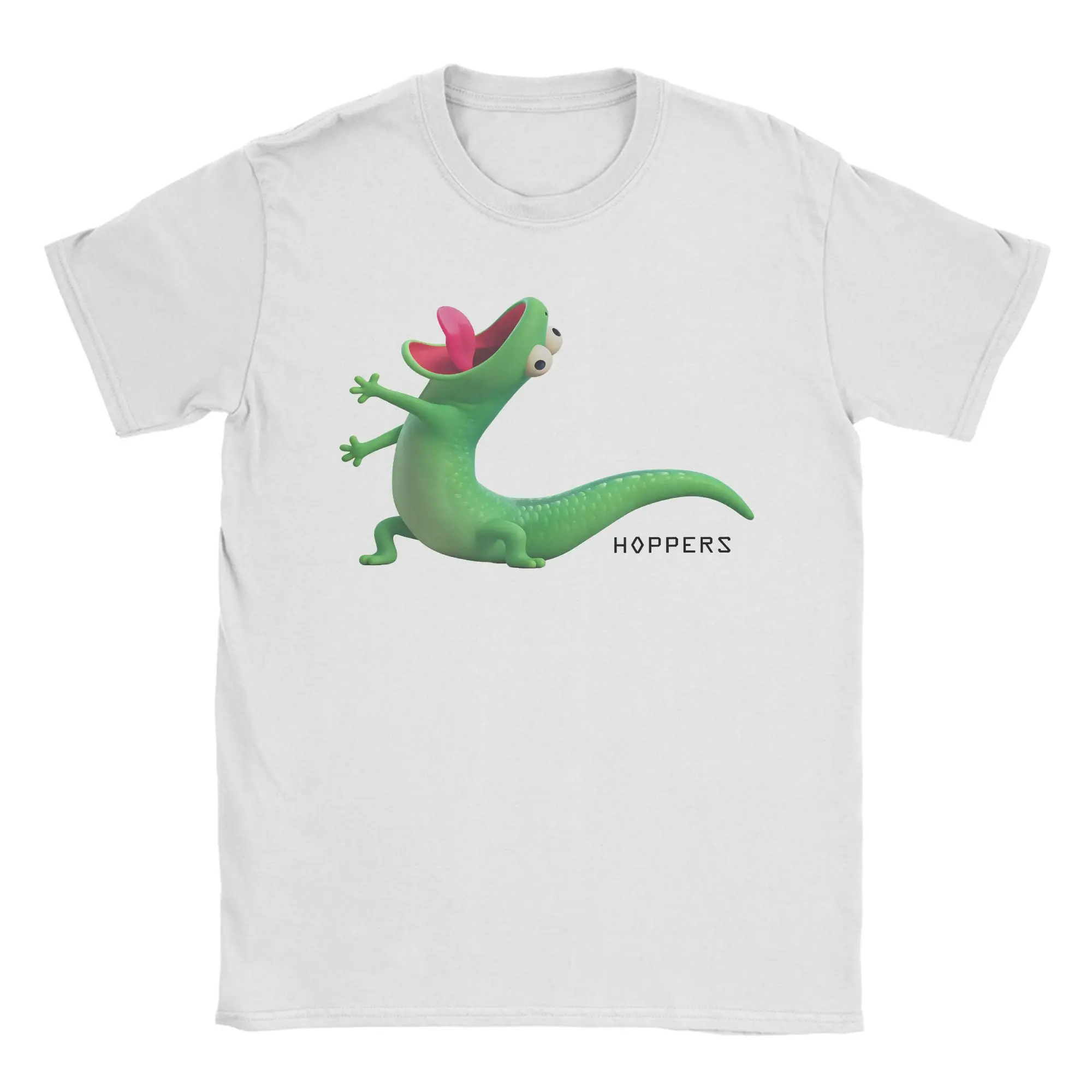 Lizard Yelling Funny Meme Hoppers T Shirts Men Women Pure Cotton Leisure T-Shirt Round Neck  Tee Shirt Short Sleeve Clothes