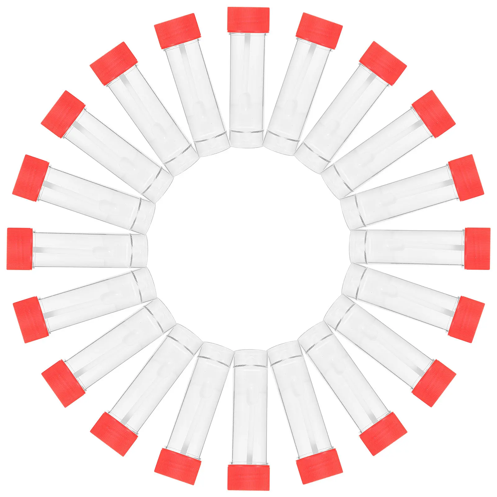

20Pcs Urine Sample Cups Specimen Containers with Screw on Lids Leak Proof for Medical Testing Home Clinic Lab Sample Cups