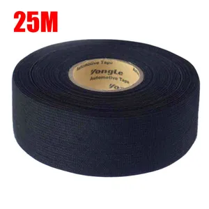 Un rouleau 25M en tissu adhésif en tissu adhésif Câble Faisceau de câblage pour voiture Auto Arnaquement noir 12 meilleures ventes de ruban adhésif décoratif adhésif - No 12