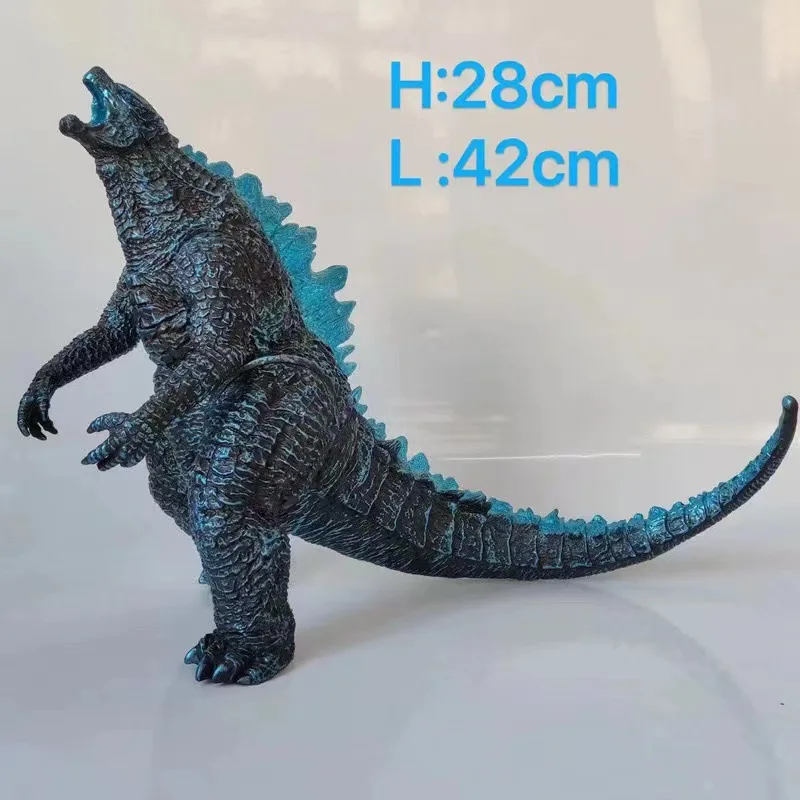 Godzilla vs. Kong 2 King of Monsters Nuclear Mutant Blue Pink Movable Breath Action Figurine Desk Anime Model Toys Figures Gift