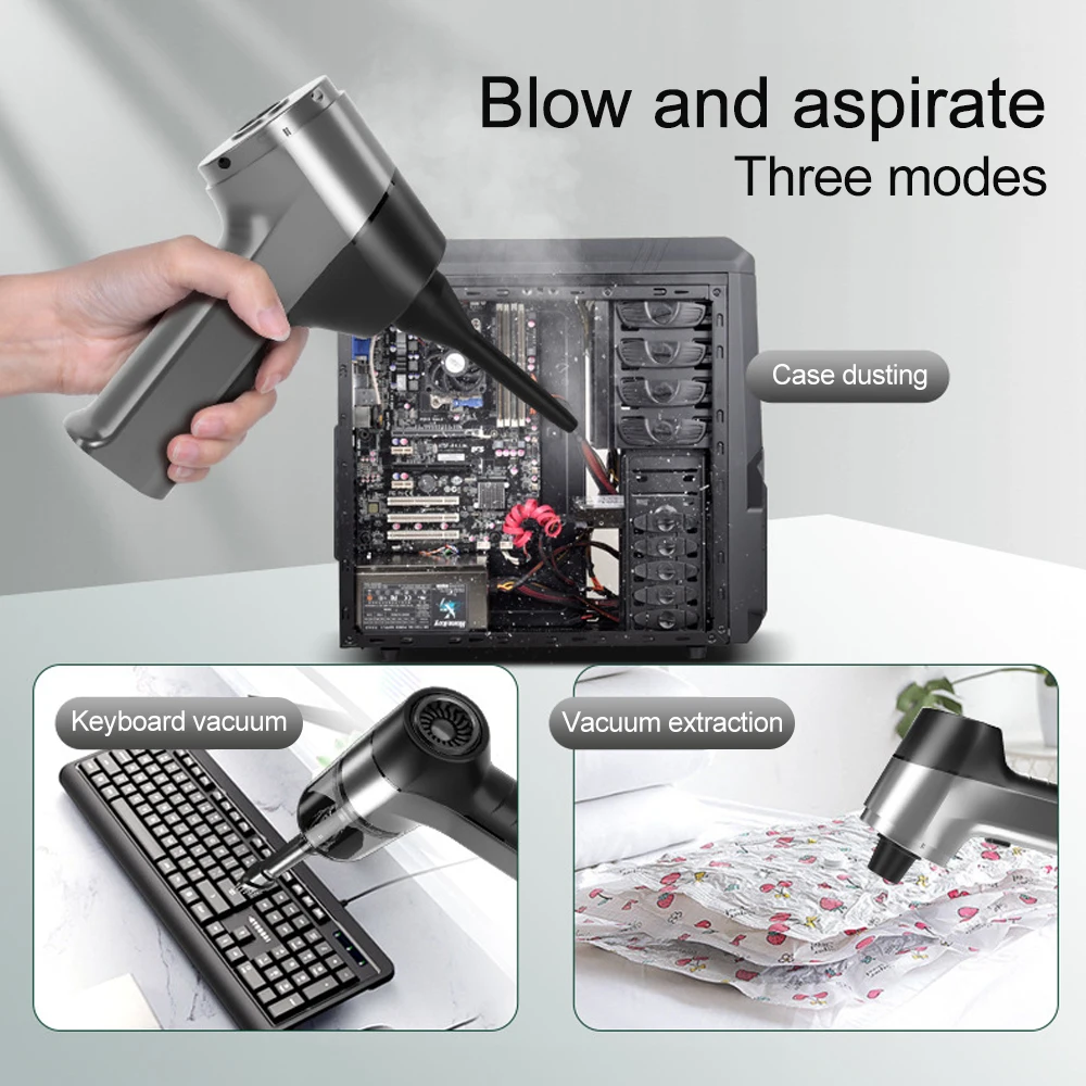 Car Mounted Household Small Mini Blowing And Suction Integrated Portable Handheld Wireless Car Specific Vacuum Cleaner