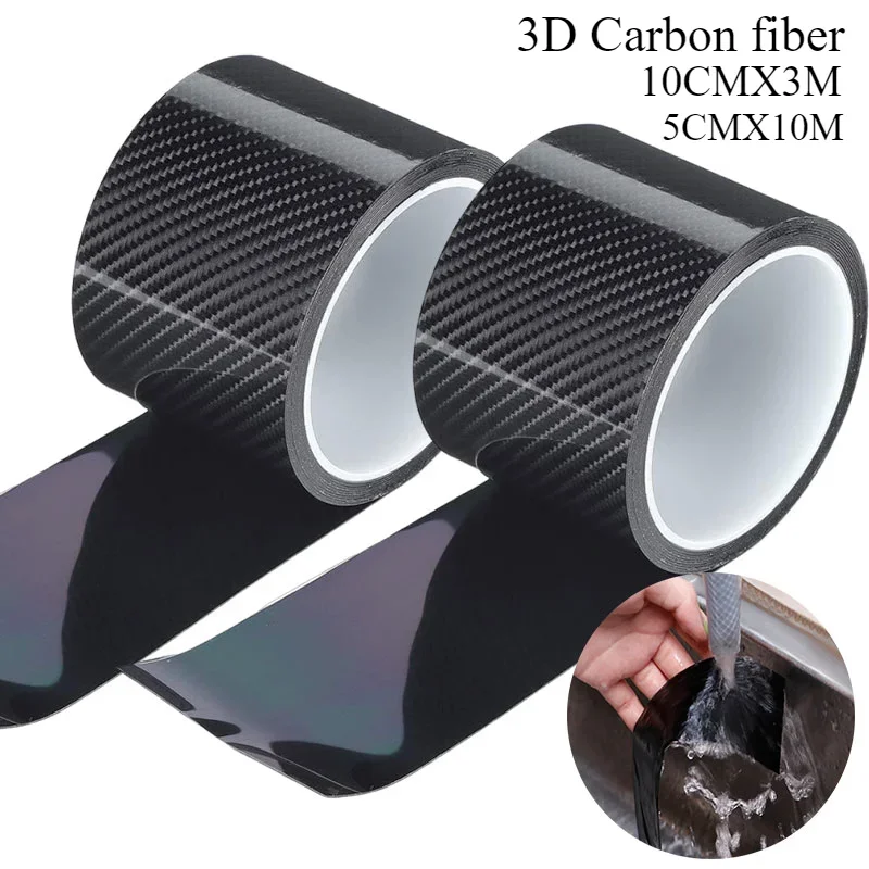 

Car Sticker DIY 3D Nano Carbon Fiber Vinyl Self-Adhesive Protection Film Adapted To Appearance and The Interior of Motorcycles