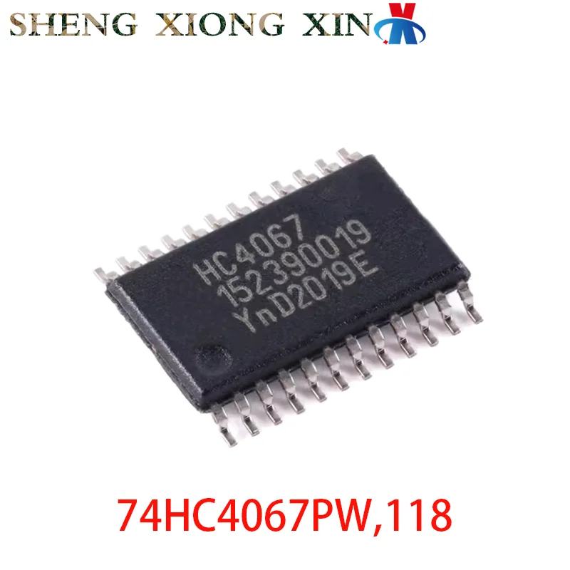 10pcs/lot 100% NEW 74HC4067PW,118 24-TSSOP Switch, Multiplexer, Demultiplexer HC4067 4067 Integrated Circuit