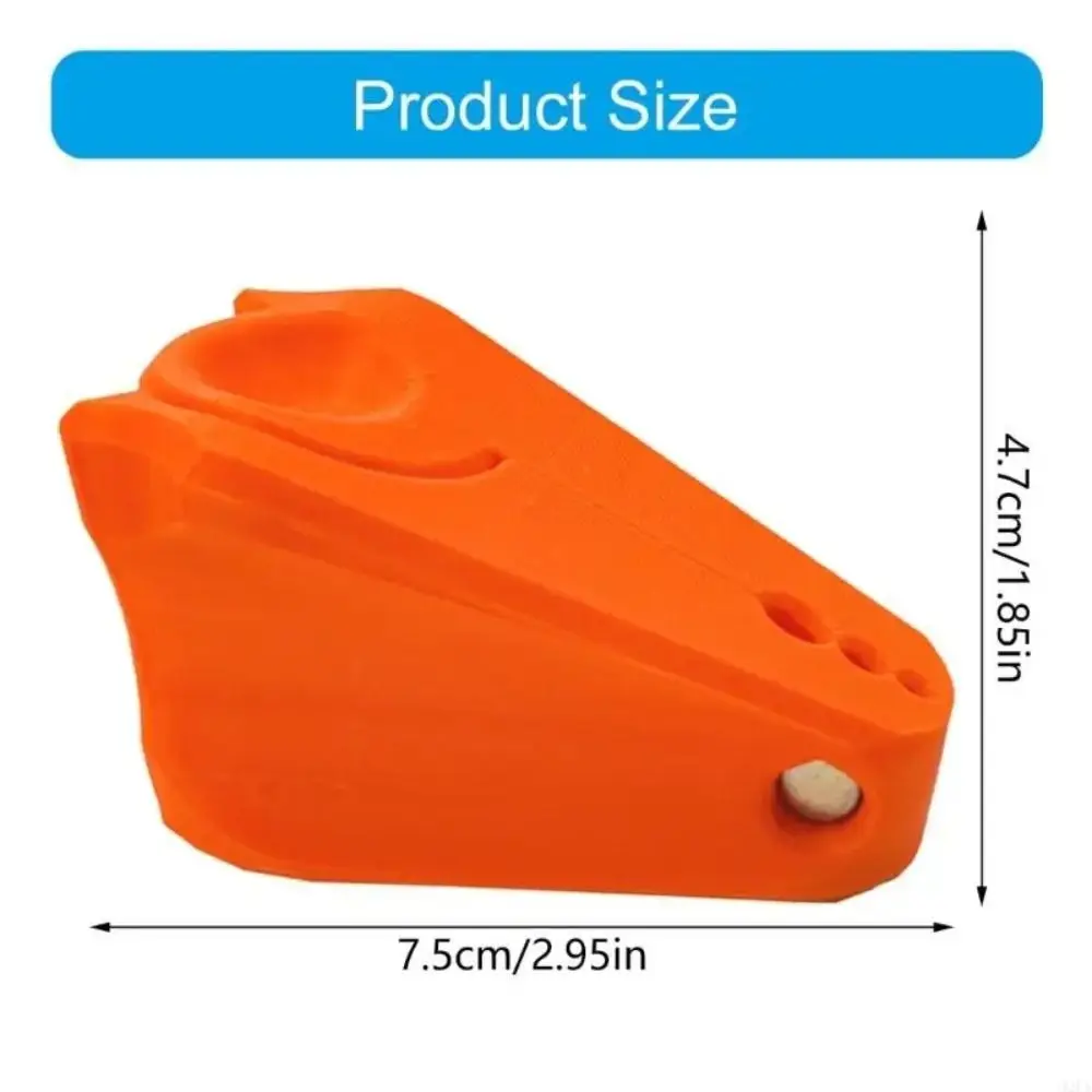 Hand Protecting Anti Slip Fixer Compact Design Plastic Material Nail Fixer Straight Guide Convenient Use Finger Protection Tool
