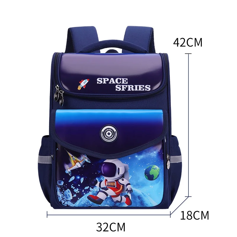 Sweet Gradient Girl Princess Unicorn Mermaid Boy Astronaut Backpacks New Children Fashion Large Capacity Schoolbags for Students