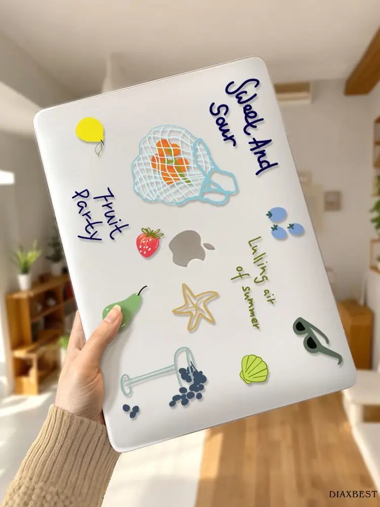 Cartoon Simplicity Case for Macbook Air 13.6 M5 M1 Pro 14 M4 Air 15.3 13 M3 15 M2 Mac Cover A3113A2681 A2442 A2941 Anti-Scratc
