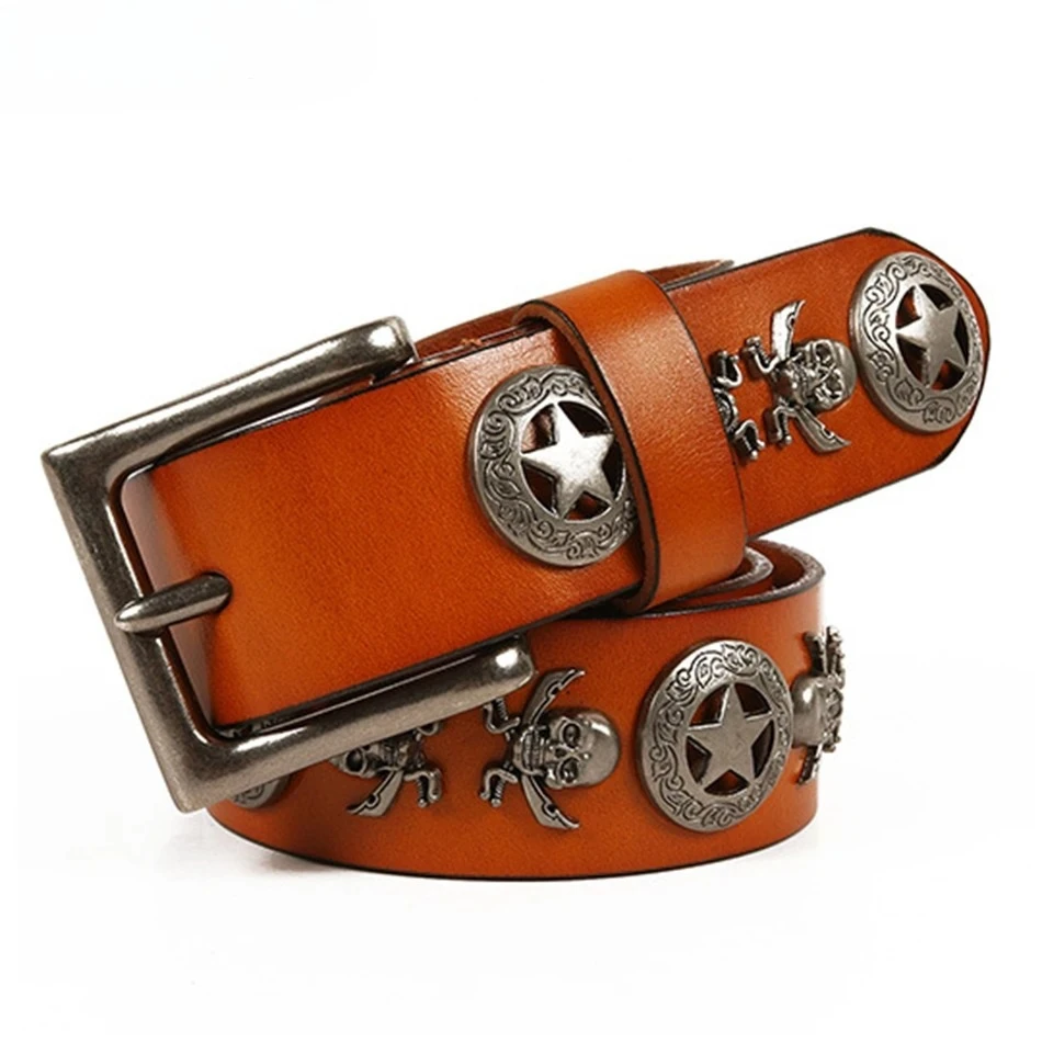 orange-square-belt-male-genuine-cowhide-leather-pin-buckle-belts-for-men-skull-black-real-leather-rock-punk-stars-design-new