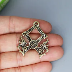 3Pcs/lot Viking Retro Charm Pendant For DIY Necklace Earrings Handmade Jewelry Making