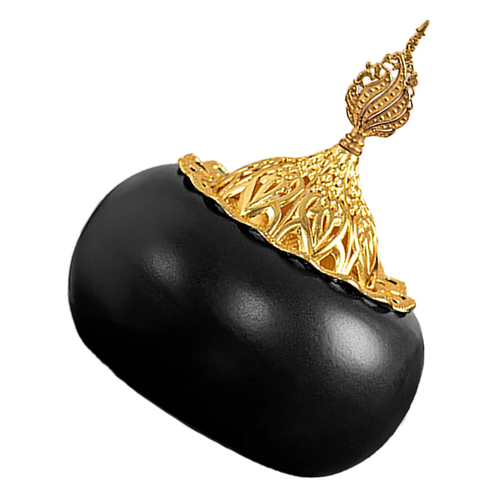 

Ceramic Incense Burner Elegant Dome Shape for Oud Bakhoor Charcoal Cones Aromatherapy Stove Home Fragrance Decor Living Room