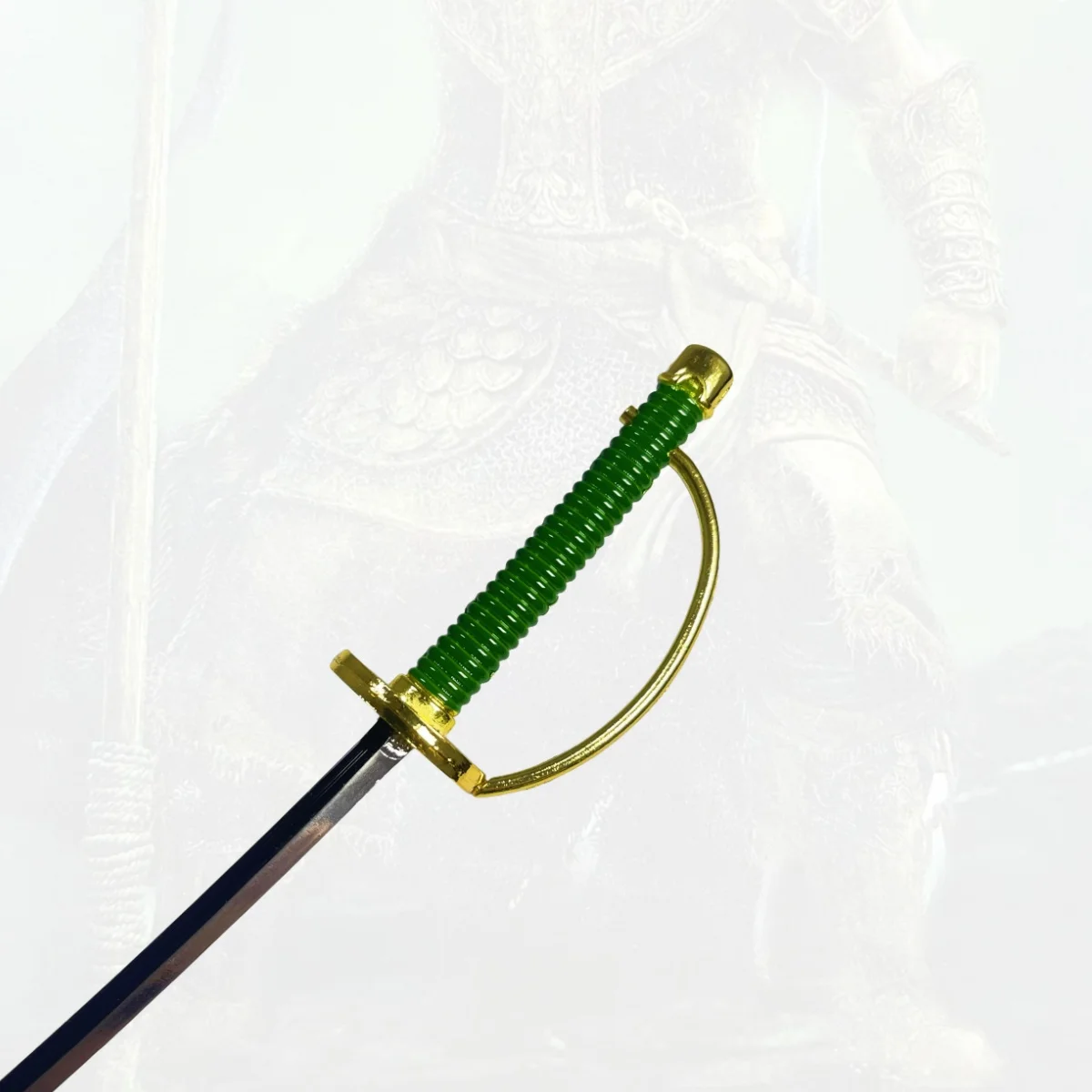 Espada de metal katana de 9.8 polegadas, sabre samurai original, faca ninja zoro japonês katana sabre, acessórios de cosplay, brinquedo adereço