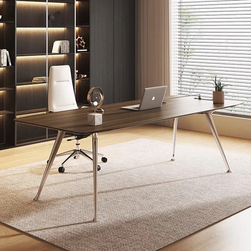 Nordic Luxury Office Desks Japanese Business Compact Small Spaces Office Desks Bedroom Designers Furniture Mesas Escritorio FYOD