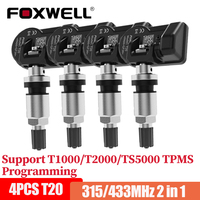 Foxwell T20 T10 Sensor Program Tool for T2000 T1000 TPMS Universal Tire Pressure Monitoring System Sensors for Car Replace T10