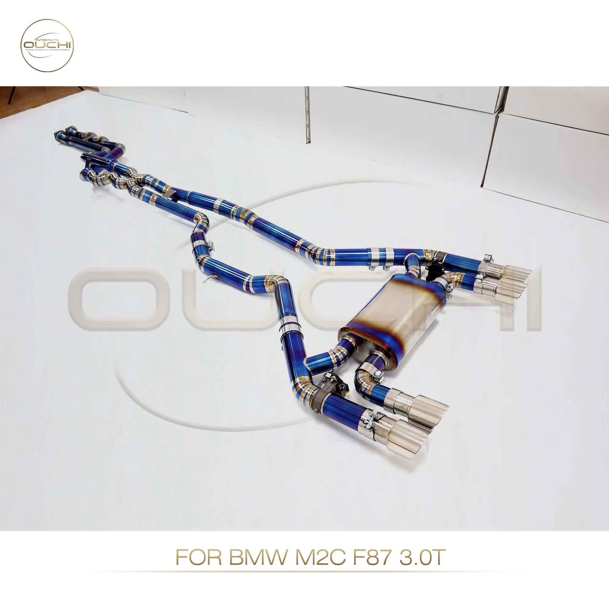 

OUCHI Прямые продажи с фабрики, выхлопная система Catback из титанового сплава для BMW M2C F87 3,0T с электронным глушителем клапана, высокое качество