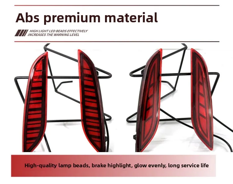 For GWM Haval H6 2021-2024 Car Rear Bumper Light Reflector Led Dynamic Turn Signal Driving Brake Warning Lights Modification detail image 9