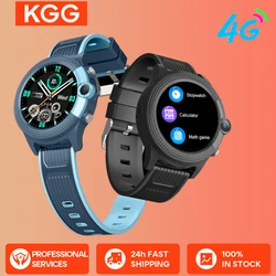 KGG 4G Kids Smart Watch SOS IP67 Waterproof LBS WiFi GPS Tracker Children Smartwatch Pedometer Phone Call Video Call Boys Girls.