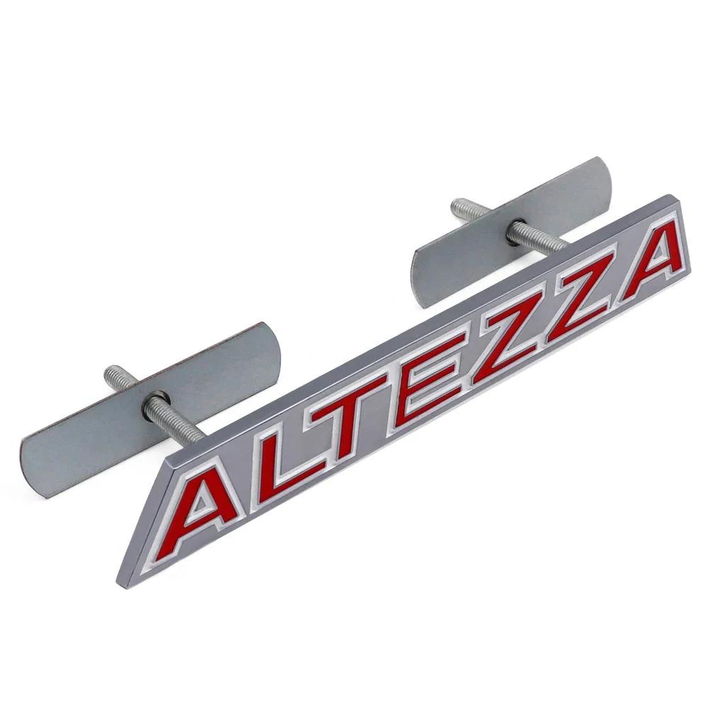 ALTEZZA Logo Car Front Grille Emblem Sticker for Toyota  Auto Body Badge Decal Exterior Accessories