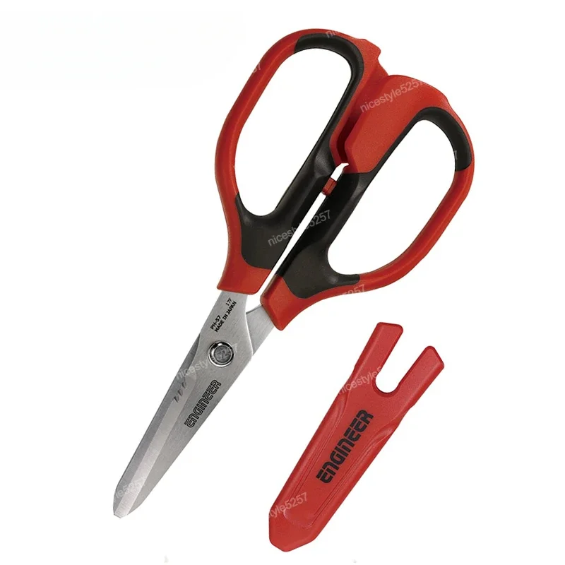 Engineer PH-55 PH-55/56/57 Toothed Anti-skid Scissors Powerful Universal Iron Wrist Electrician Scissors