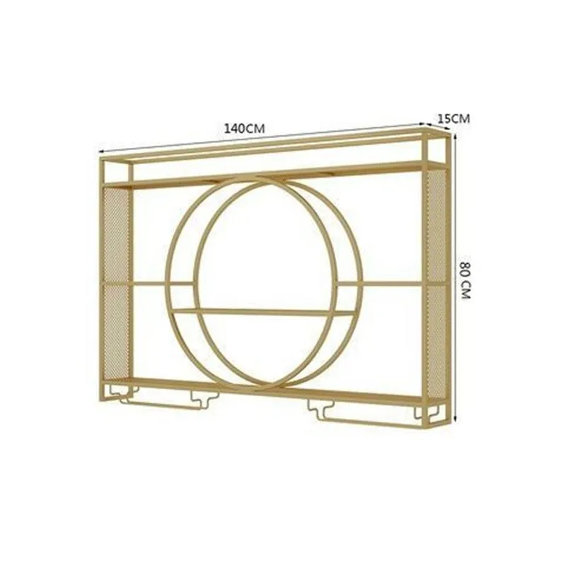 유럽 ​​빈티지 와인 캐비닛 디스플레이 미니멀리스트 심플한 디자인 와인 캐비닛 서 주방 소박한 금속 Estante 장식
