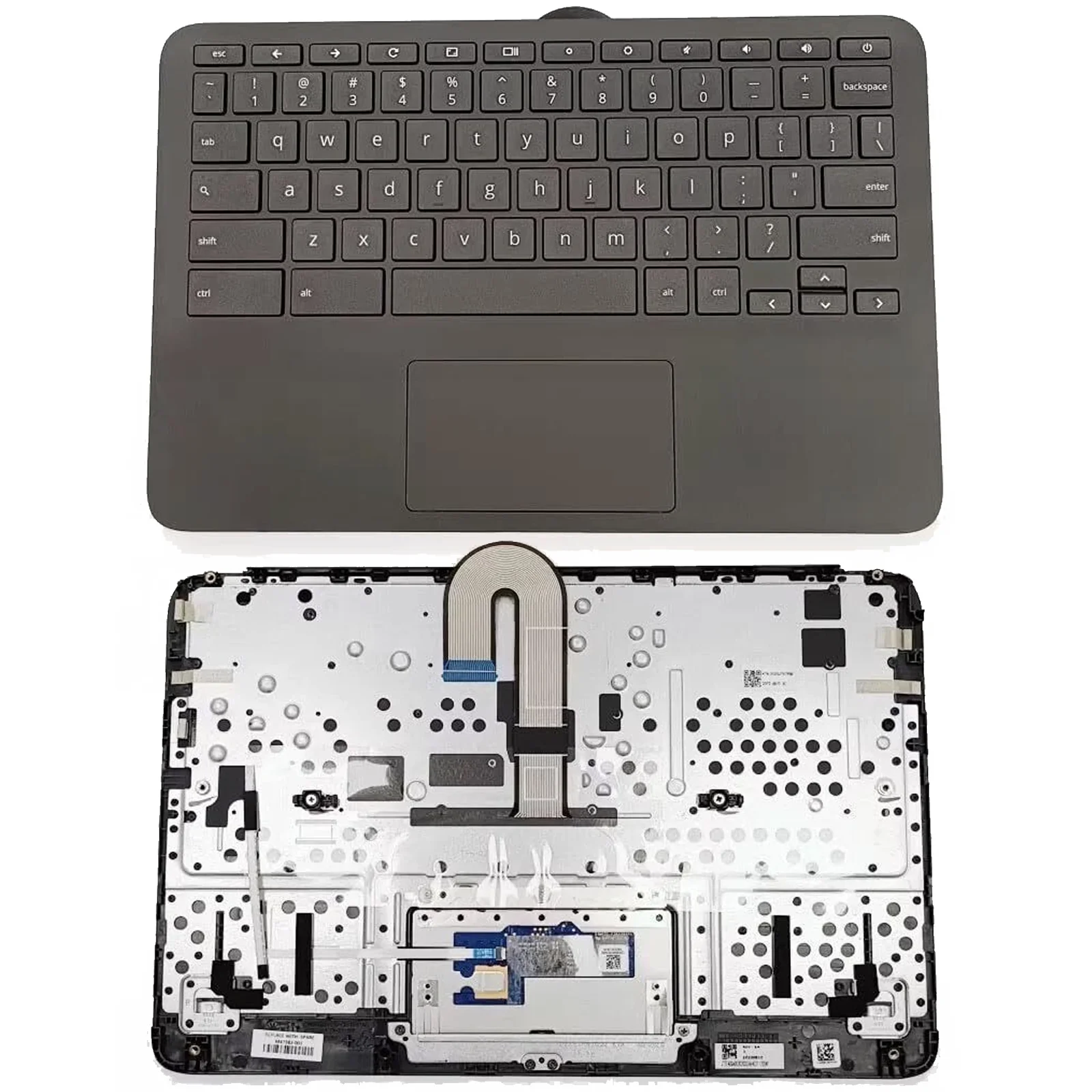 M47382-001 Für HP ChromeBook 11 G9 EE Laptop-Obergehäuse, obere Handballenauflage, C-Abdeckung mit Touchpad-Tastatur