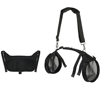 N98R Portable Audio Storage Case Bluetooth Speaker Bag Travel Cover with Shoulder Strap for JBL Boombox 1/2/3 Speaker,B
