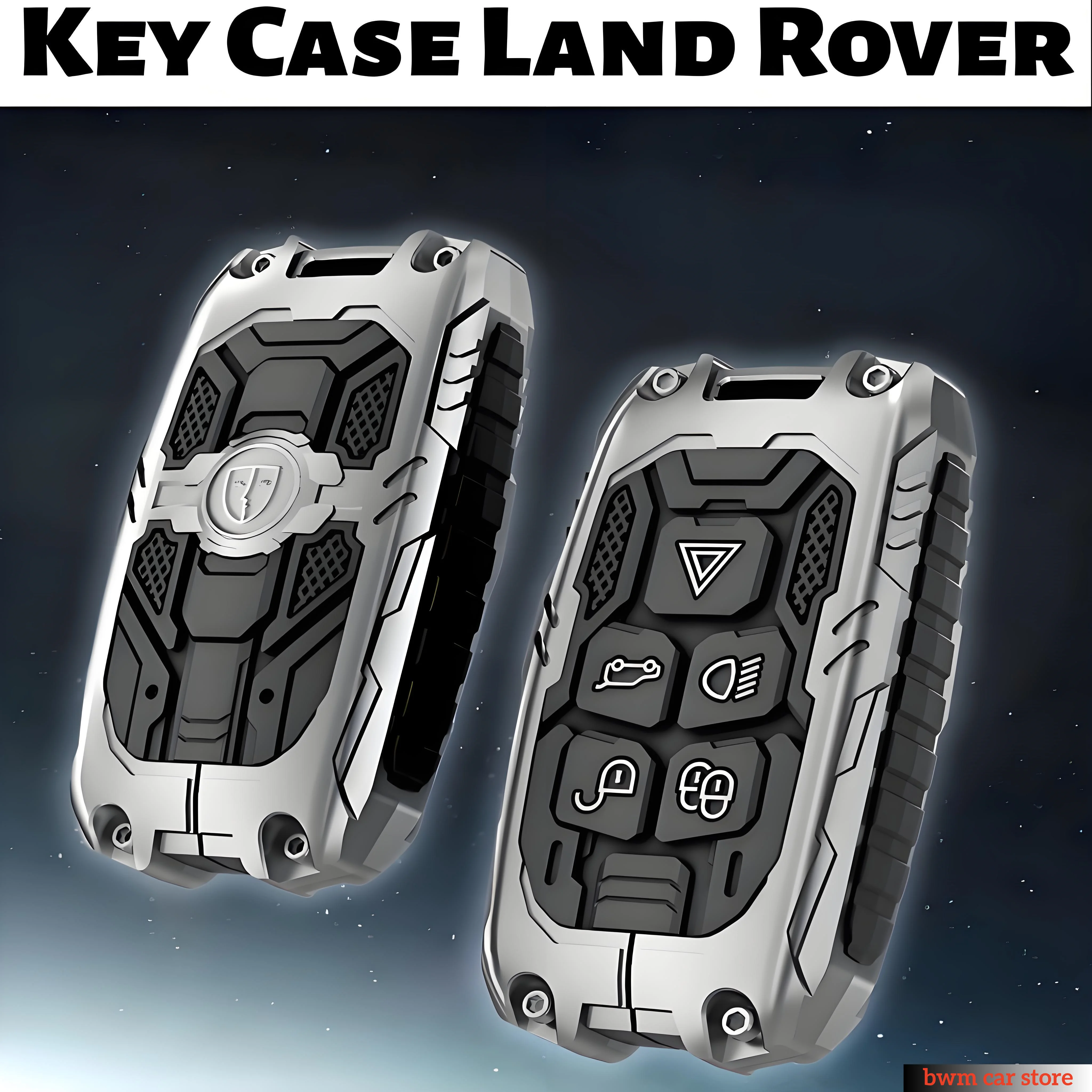 For Land Rover Key Case Cover Bag Range Rover Sport Evoque Freelander Velar Discovery 4 Jaguar XE XJ XF Keychain Car Accessories