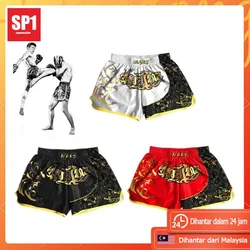 Everbout Muay Thai Boxing Pants mma Shorts Men&Women budak Training Combat Fighting & Competition fitness