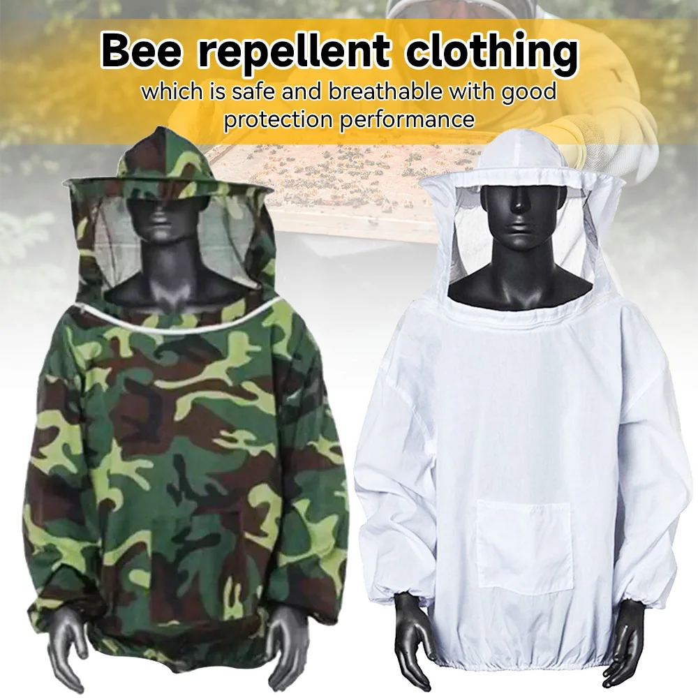 

Bee Proof Clothing Protective Beekeeping Jacket Veil Smock Equipment Beekeeping Hat Sleeve Beekeeper Suit Apiculture Bee Dress