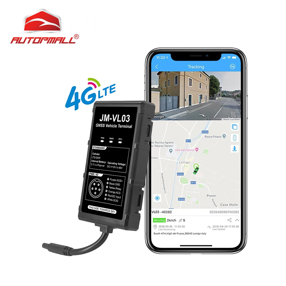 

Waterproof Motorcycle Gps Tracking Device 4G VL03 Driving Behavior Monitor 9-90V Car Gps Tracker With Remotely Engine Cut Off