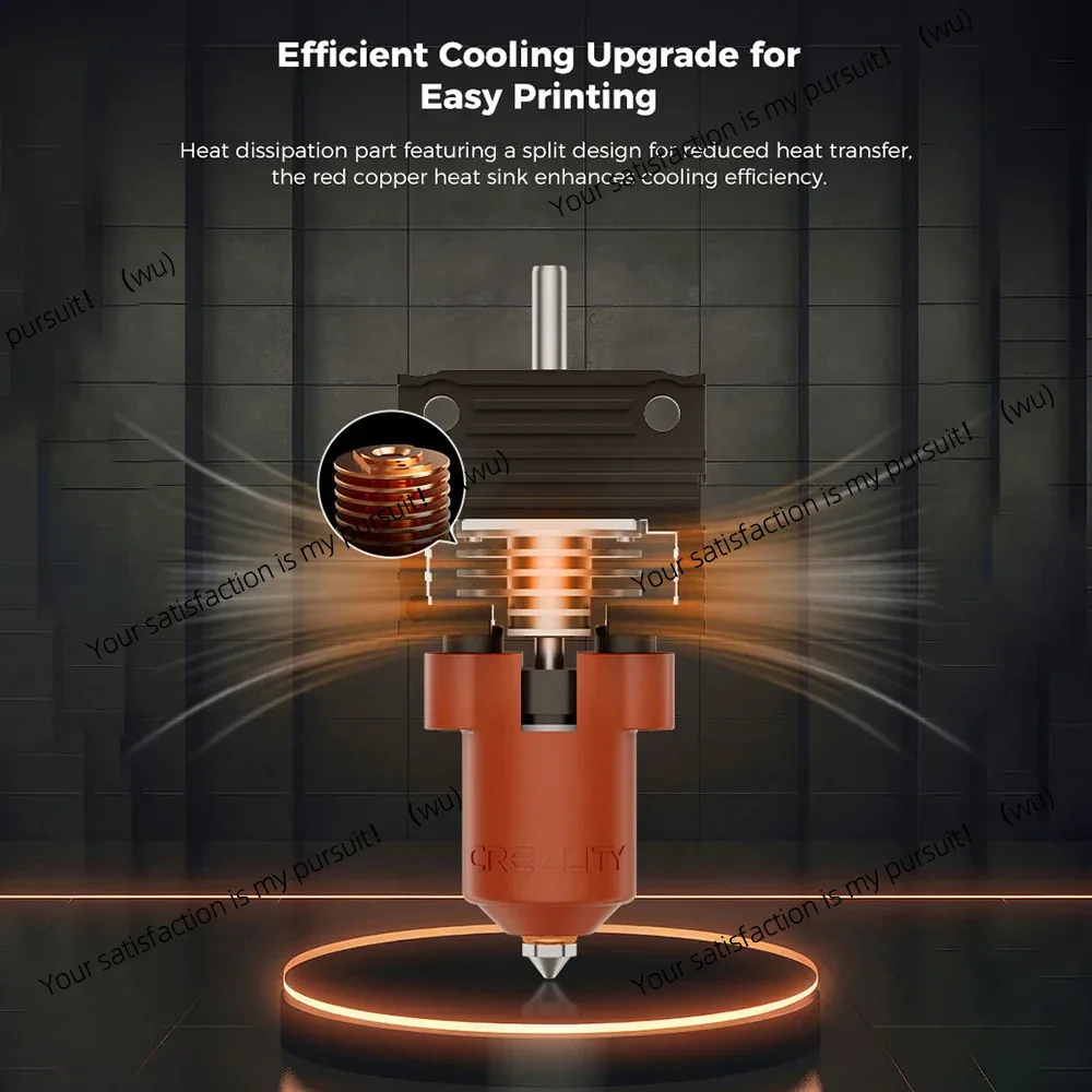 For Creality K1C K1 MAX Hotend Kit With Ceramic Heating Block K1C Hotend Assembly Kit with Quick-Swap Nozzle Kit K1C Extruder
