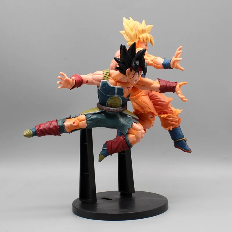 Figurine de Dessin Animé Dragon Ball Z, Son Goku, Bardock, Modèle Super Saisuperb, Statue en PVC, Collection de Jouets, Cadeau, 27cm